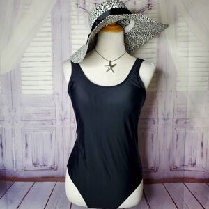 NEW FUNNYGIRL SIZE L BLACK SWIMSUIT SWIM‎ W…